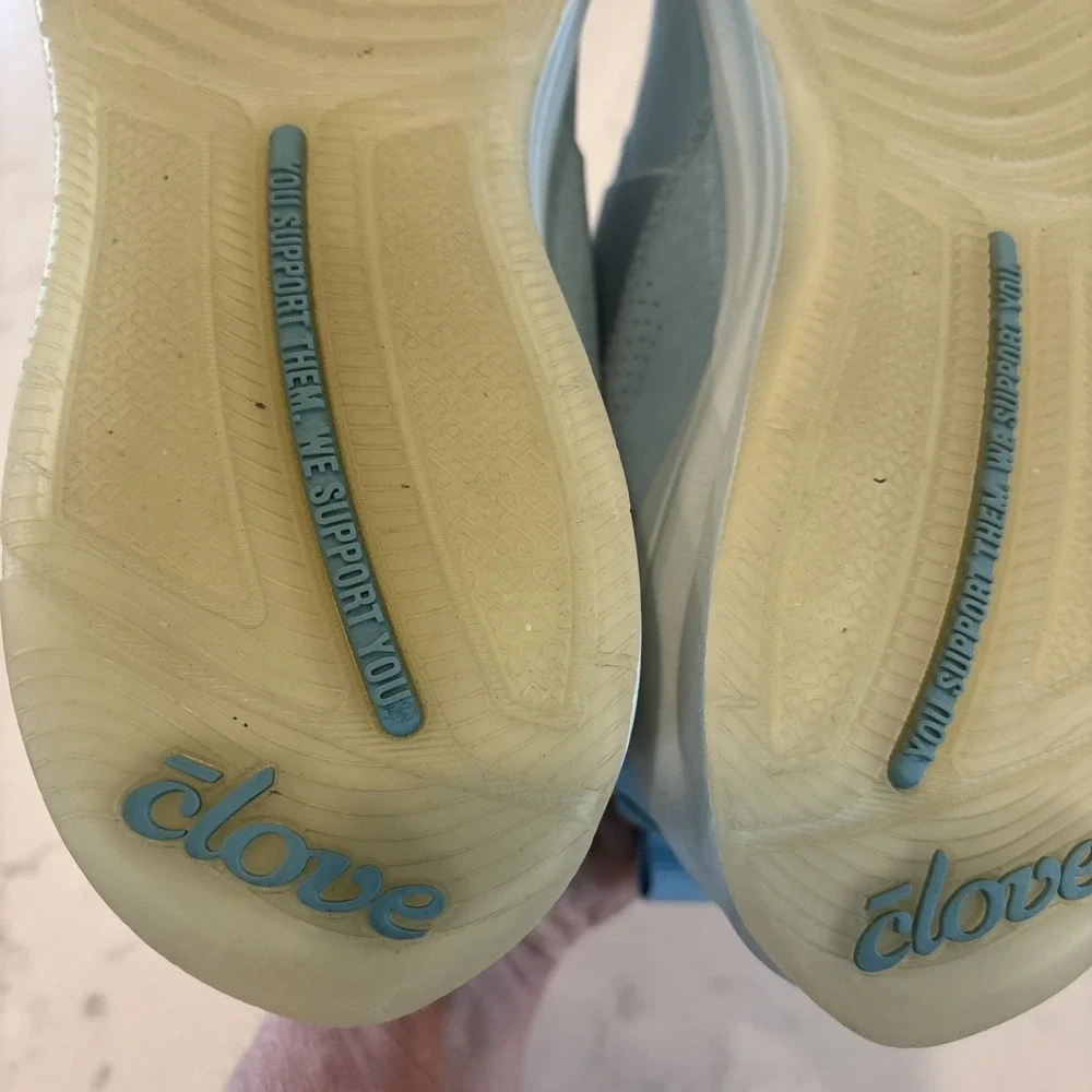Clove Blue Comfort Nursing Slip‎ On Shoes Sneakers CL019 Women's Size 7 Support